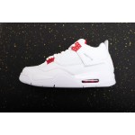 Air Jordan 4 Wit Rood