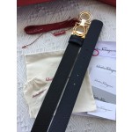 FERRAGAMO Gancini belt made of natural grain cowhide