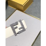 FENDI original water drop pattern double color rivet buckle
