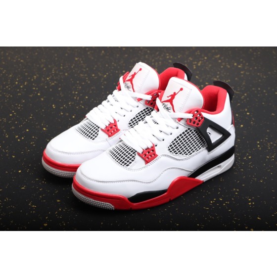 Air Jordan 4 White Flame Red