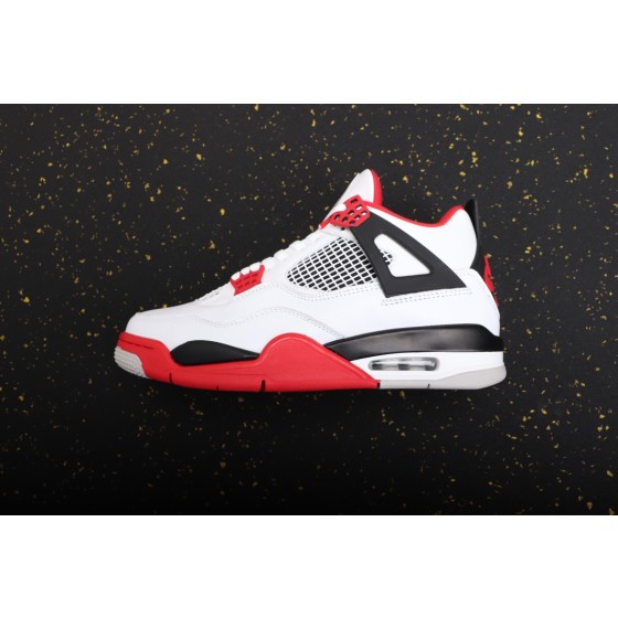 Air Jordan 4 White Flame Red
