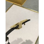 FENDI original water drop pattern double color rivet buckle