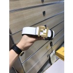 FENDI original water drop pattern double color rivet buckle