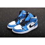 Air Jordan 1 Mid Blue & White
