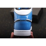Air Jordan 1 Mid Blue & White
