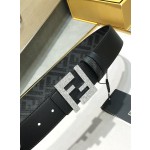 FENDI original water drop pattern double color rivet buckle