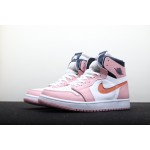 Air Jordan 1 macaroon pink and yellow