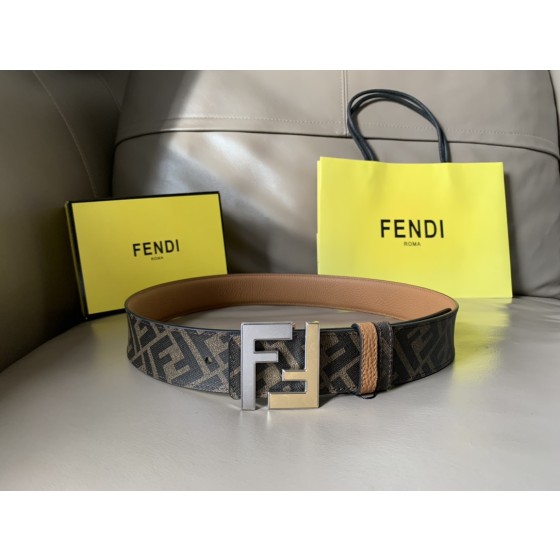 FENDI men's casual reversible belt