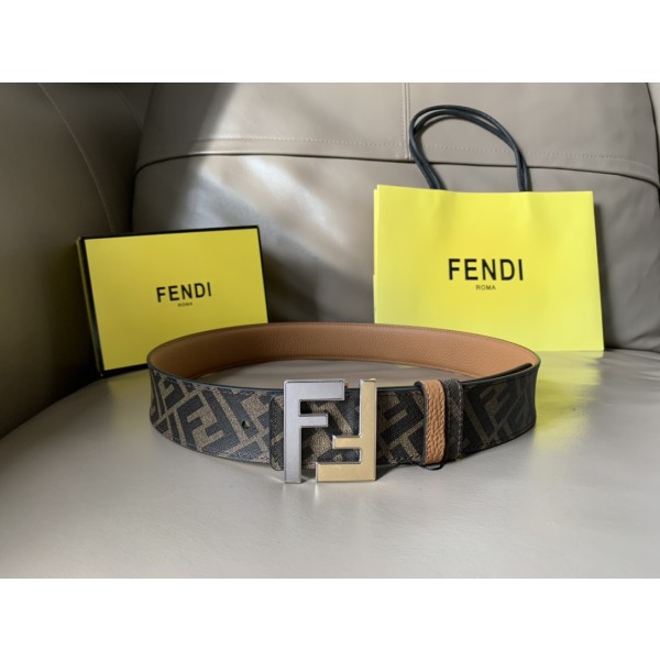 FENDI men's casual reversible belt