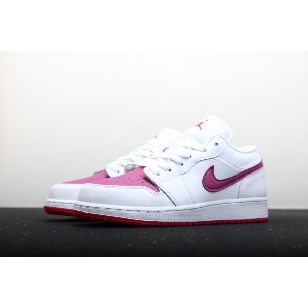 Air Jordan 1 Low White Pink Valentine's Day