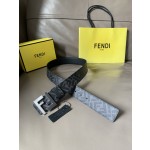 FENDI men's casual reversible belt