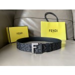 FENDI men's casual reversible belt