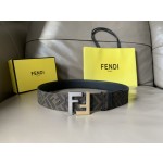 FENDI men's casual reversible belt