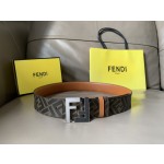 FENDI men's casual reversible belt