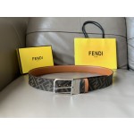 FENDI men's casual reversible belt