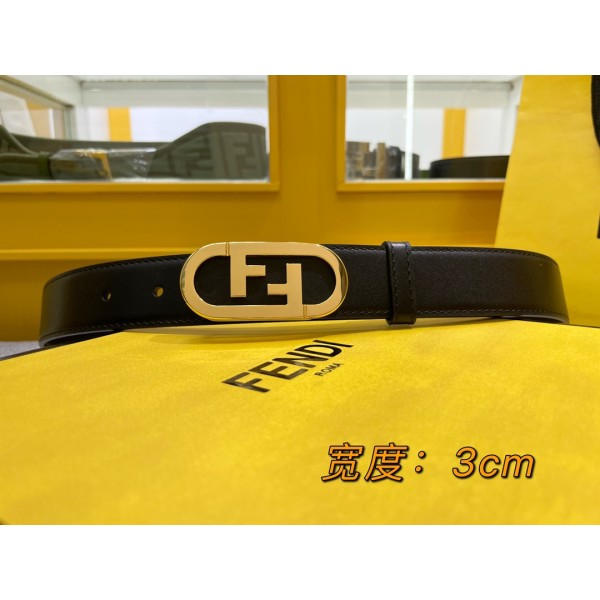 FENDI new 🌿 narrow belt with loops