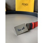 FENDI casual reversible belt