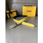 FENDI casual reversible belt