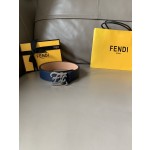 FENDI counter new Karligaphy buckle belt