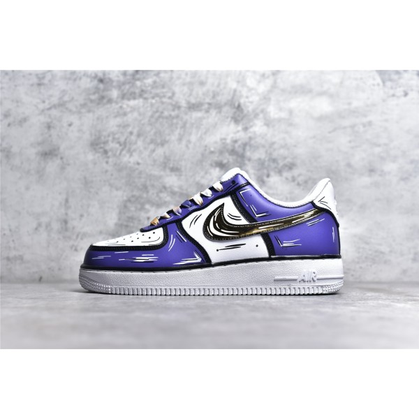 Air Force 1 Low '07 Paars en goud Lakers