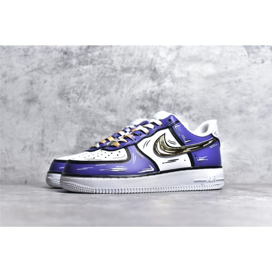 Air Force 1 Low '07 Paars en goud Lakers