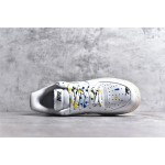 Air Force 1 '07 grey and white splash ink