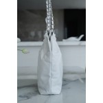 𝗖𝗛𝗔𝗘𝗡𝗟✦ 𝟐𝟐𝗣Spring/Summer New 𝟐𝟐Handbag Genuine Tail Leather Silver Small