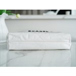 𝗖𝗛𝗔𝗘𝗡𝗟✦𝟐𝟐𝗣Spring/Summer New 𝟐𝟐Handbag Genuine tail leather white and black small