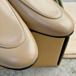 Gucci Super classic cream lambskin horsebit slippers