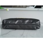 𝗖𝗛𝗔𝗘𝗡𝗟✦ 𝟐𝟐𝗣Spring/Summer New 𝟐𝟐Handbag Genuine Tail Leather Metal Gray Small