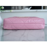 𝗖𝗛𝗔𝗘𝗡𝗟✦ 𝟐𝟐𝗣Premium Handcraft Workshop 𝟐𝟐Handbag Genuine Tail Leather Small Cherry Blossom Powder