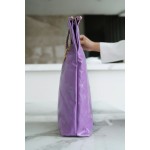 𝗖𝗛𝗔𝗘𝗡𝗟✦𝟐𝟐𝗣Spring/Summer New 𝟐𝟐Handbag Genuine Tail Leather Large Purple