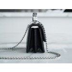 𝗖𝗛𝗔𝗘𝗡𝗟✦ 𝟮𝟮𝐒 Enamel Handle Chain Bag black