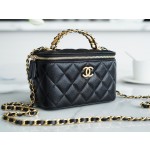 𝗖𝗛𝗔𝗘𝗡𝗟✦ 𝟐𝟐𝗦Spring/Summer Hollow Handle Long Box Black