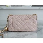 𝗖𝗛𝗔𝗘𝗡𝗟✦ metal ball 𝑴𝒊𝒏𝒊 authentic leather cherry blossom powder