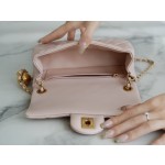 𝗖𝗛𝗔𝗘𝗡𝗟✦ metal ball 𝑴𝒊𝒏𝒊 authentic leather cherry blossom powder