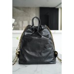 𝗖𝗛𝗔𝗘𝗡𝗟✦ 23P Spring Summer New Backpack Small Black➿