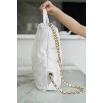 𝗖𝗛𝗔𝗘𝗡𝗟✦ 23P Spring Summer New Backpack Small Platinum➿