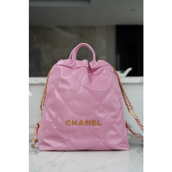 𝗖𝗛𝗔𝗘𝗡𝗟✦ 23P spring and summer new backpack small size pink➿