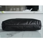 𝗖𝗛𝗔𝗘𝗡𝗟✦𝟐𝟐𝗣 spring and summer new 𝟐𝟐 handbag black silver buckle medium