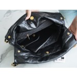 𝗖𝗛𝗔𝗘𝗡𝗟✦𝟐𝟐𝗣Spring/Summer New 𝟐𝟐Handbag Small Black Gold Buckle➿