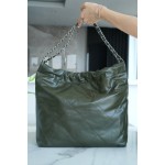 𝗖𝗛𝗔𝗘𝗡𝗟 ✦𝟐𝟐𝗣 spring and summer new 𝟐𝟐 handbag medium olive green