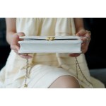 𝗖𝗛𝗔𝗘𝗡𝗟✦ Advanced Handcraft Workshop Double Gold Beads 𝒘𝒐𝒄 White👰