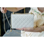 𝗖𝗛𝗔𝗘𝗡𝗟✦ Advanced Handcraft Workshop Double Gold Beads 𝒘𝒐𝒄 White👰