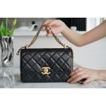 𝗖𝗛𝗔𝗘𝗡𝗟✦ 2021 Advanced Handcraft Workshop Double Golden Ball 𝗖𝗳 𝗠𝗶𝗻𝗶 𝟐𝟐𝐜𝐦 Black👰