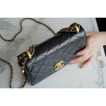 𝗖𝗛𝗔𝗘𝗡𝗟✦ 2021 Advanced Handcraft Workshop Double Golden Ball 𝗖𝗳 𝗠𝗶𝗻𝗶 𝟐𝟐𝐜𝐦 Black👰