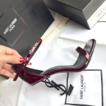 Saint Laurent 2020 newest Opyum sandals high heel sandals original open mold leather outsole