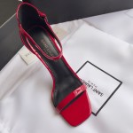 Saint Laurent 2020 newest Opyum sandals high heel sandals original open mold leather outsole