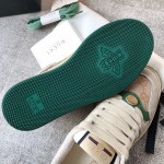 Gucci A very cool little dirty shoe with a vintage nostalgic look Custom fabric Cowhide Towel material