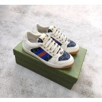 Gucci A very cool little dirty shoe with a vintage nostalgic look Custom fabric Cowhide Towel material